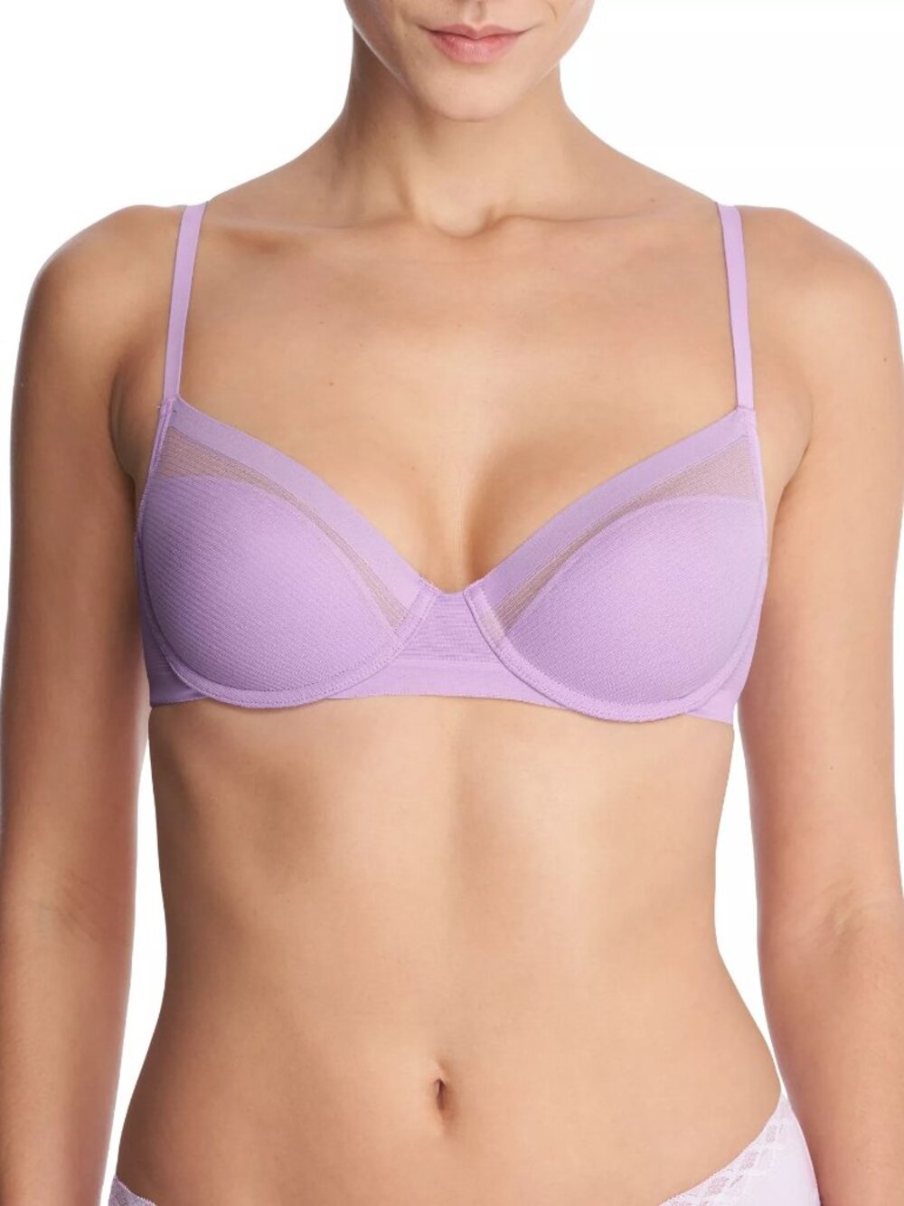 Natori Scope Balconette Contour Underwire Bra in Sky Lavender Size 36C